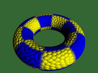 Bump mapped torus