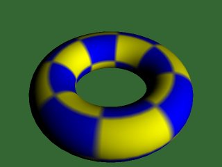 Torus using OpenGL vertex lighting